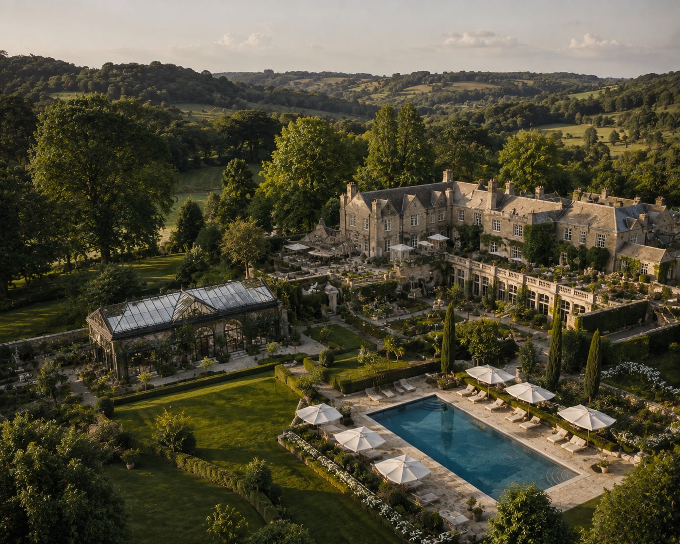 Boutique hotel set within landscaped grounds