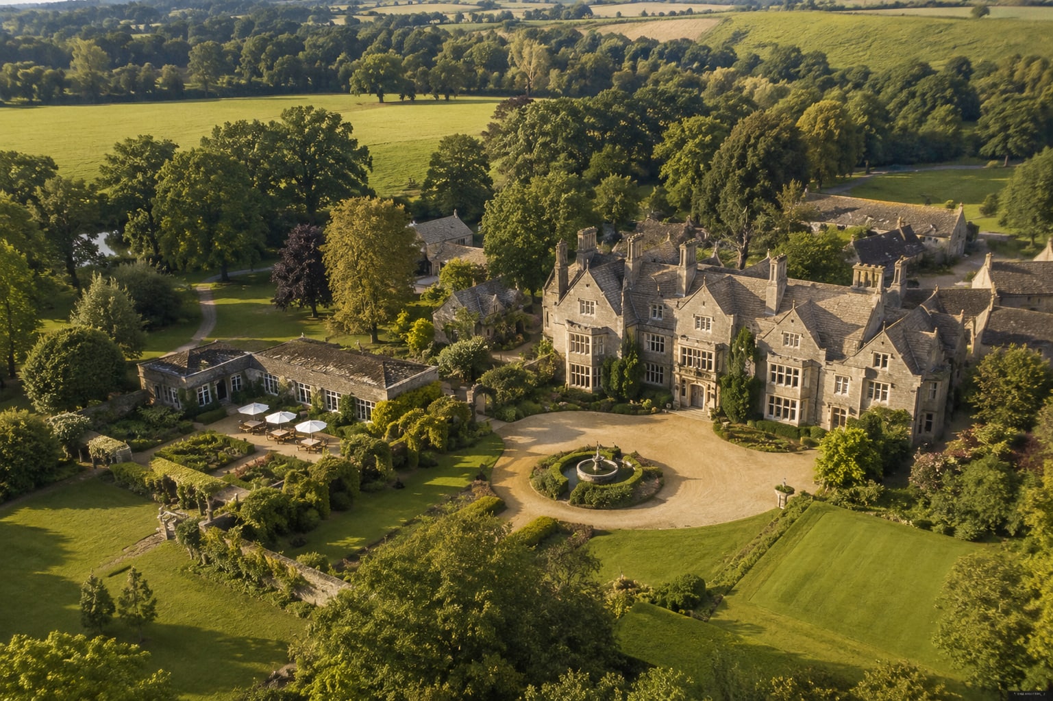 Boutique hotel estate set within landscaped grounds